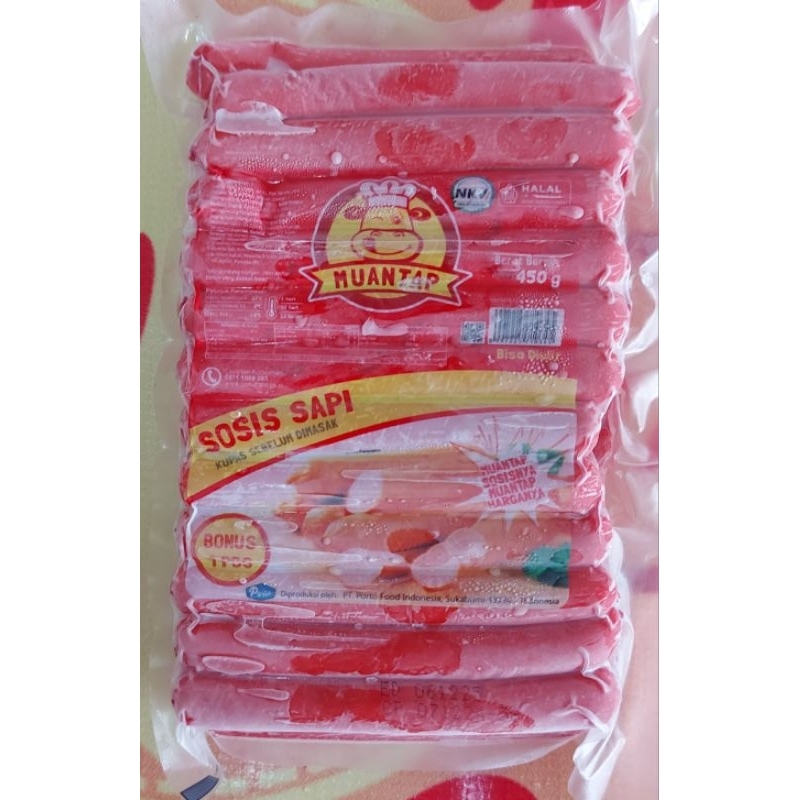 

Sosis Sapi Muantap 450 Gr