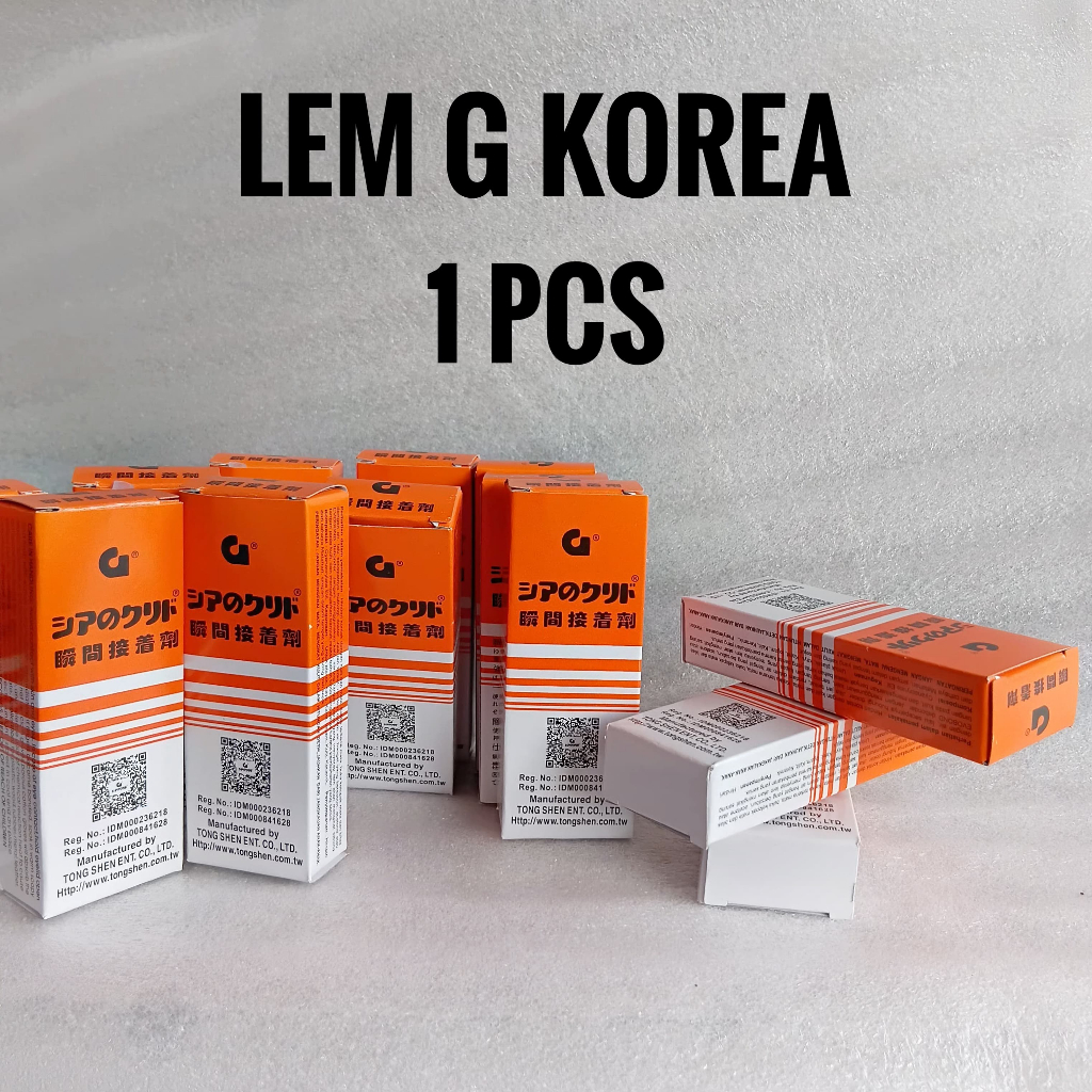 

Lem Glue Korea Super / Lem Serbaguna / Lem Kuat Instan / Per 1 Pcs