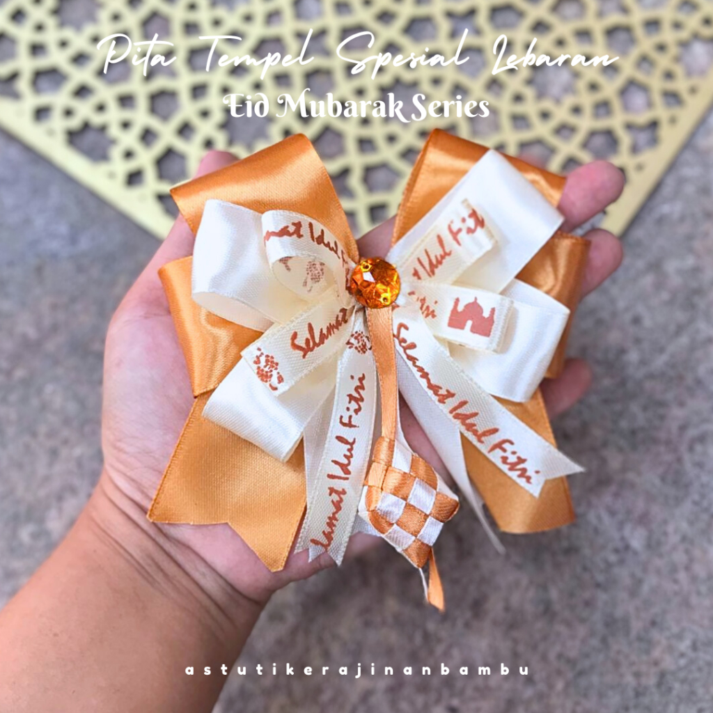 

Mubarak | PITA SPESIAL LEBARAN TAHUN 2025 IDUL FITRI SERIES Bonus Lem atau Kawat Ikat/PITA MOTIF IDUL FITRI PITA HAMPERS LEBARAN PITA PARSEL Siap Tempel/PTA BOX LEBARAN HIASAN PITA SPESIAL