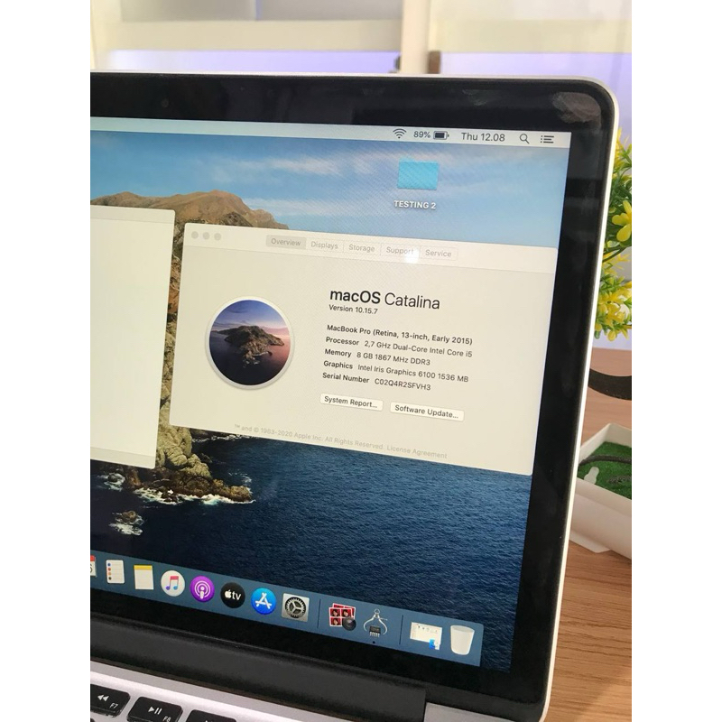 Macbook Pro 2015 13 Inch 8/128 GB