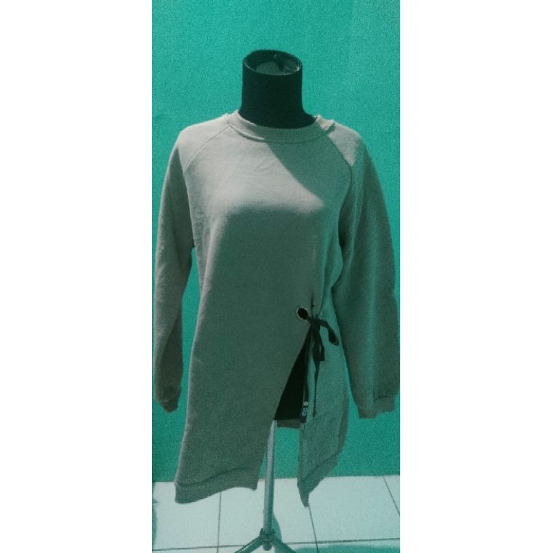 PRELOVE CREWNECK SWEATER KOREA WANITA OVERSIZE