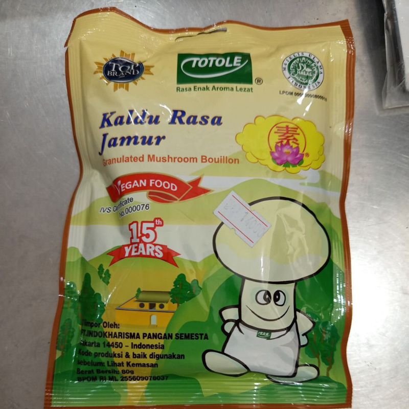 

Totole kaldu jamur 80gr