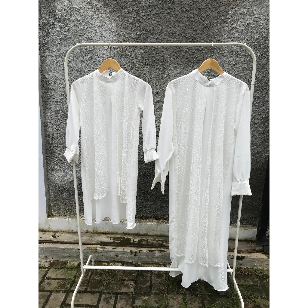 Ayana Gamis Couple / Dress Couple Ibu dan Anak / Gamis