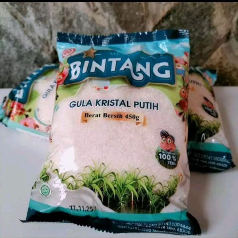 

Gula Kristal Putih BINTANG 450gram