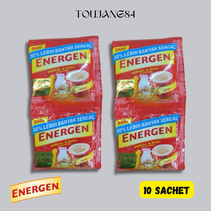

Energen Sereal & Susu Jahe 10Sachet @32Gram