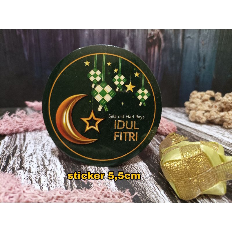 

STICKER 5,5CM EID MUBARAK @25pcs