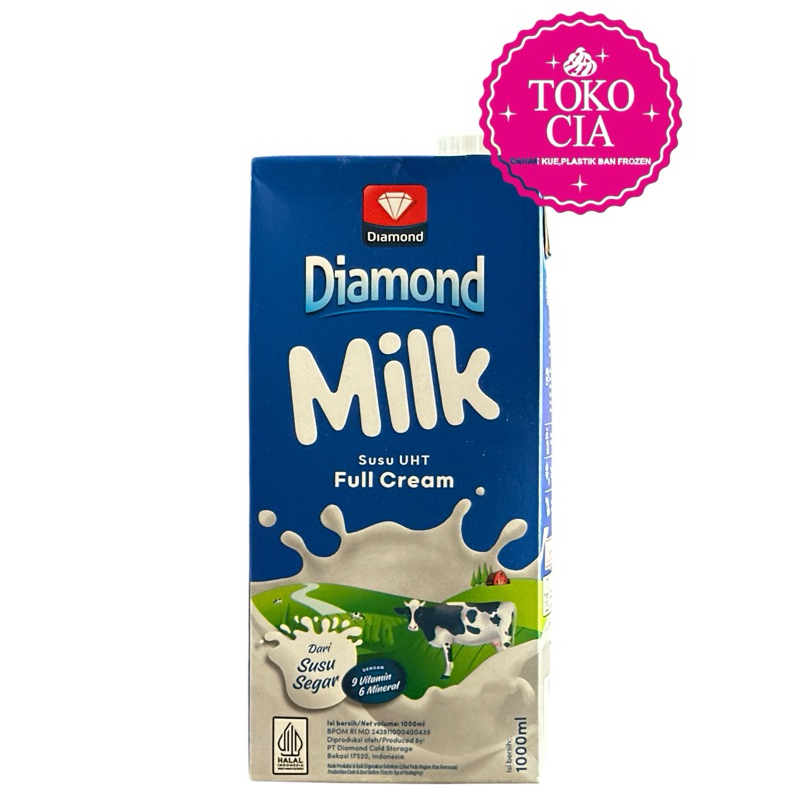 

Diamond Milk Susu UHT Full Cream 1000ml