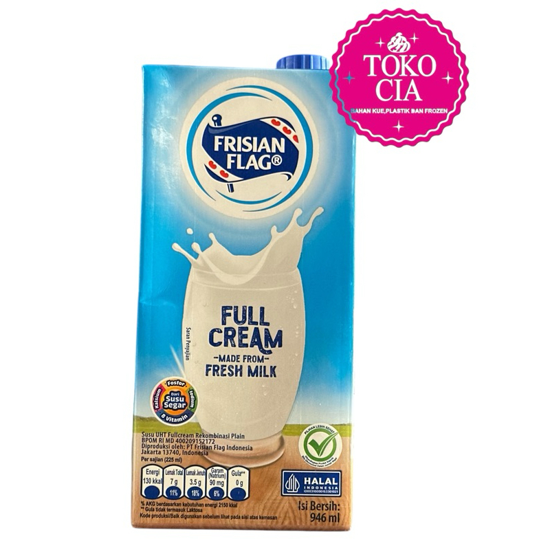 

Frisian Flag Full cream Made form Fresh Milk 1000L