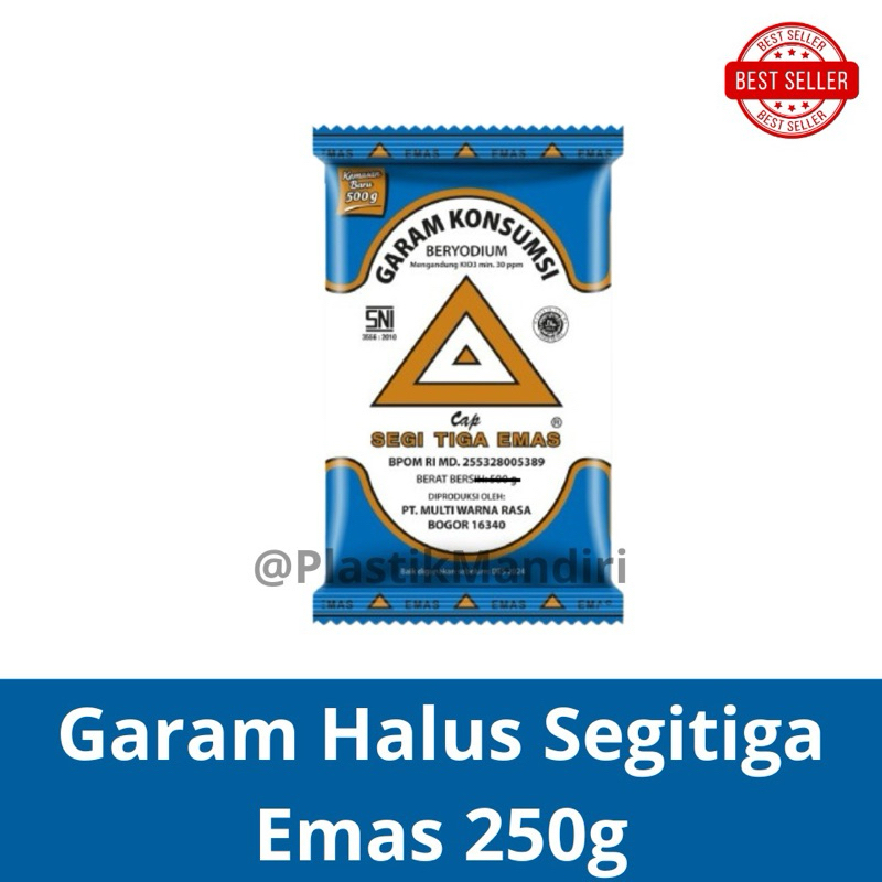 

Garam Segitiga Emas Halus 250Gr