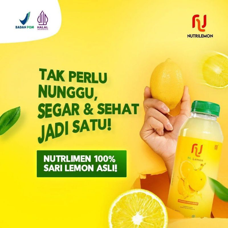 

NL Lemon perasan lemon murni BPOM 500ml