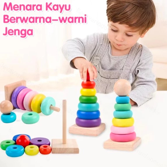 SNI MAINAN MENARA RING DONAT BALOK SUSUN