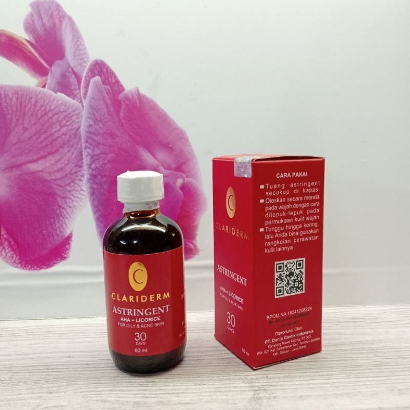 toner clariderm original bpom