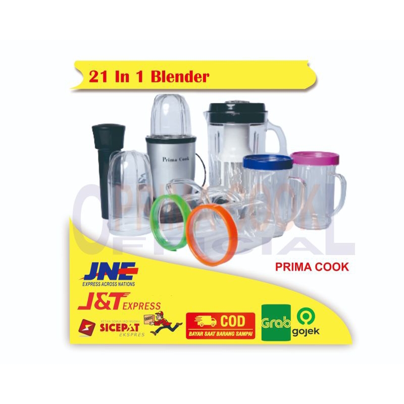 PRIMA COOK - Blender 21 Multi Fungsi Dalam 1 Alat