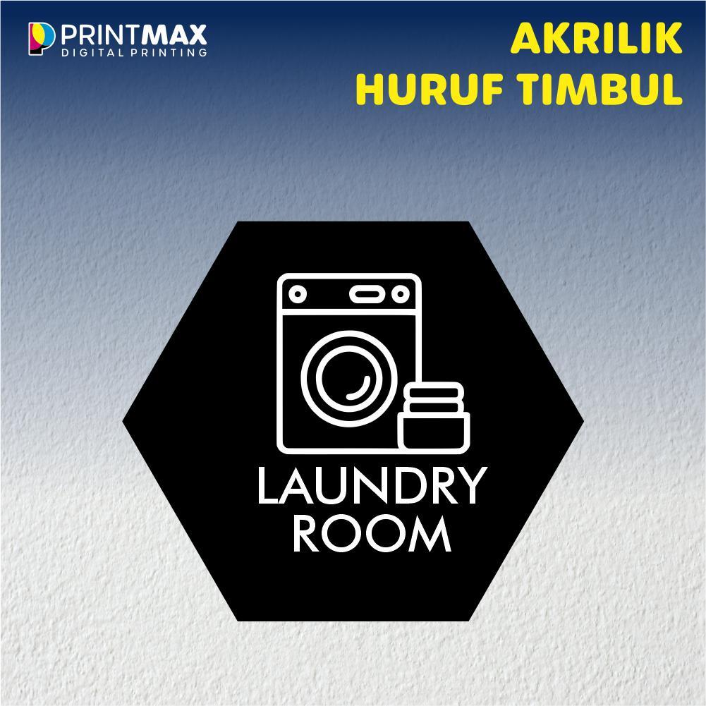 

Sign Board Akrilik "laundry Room