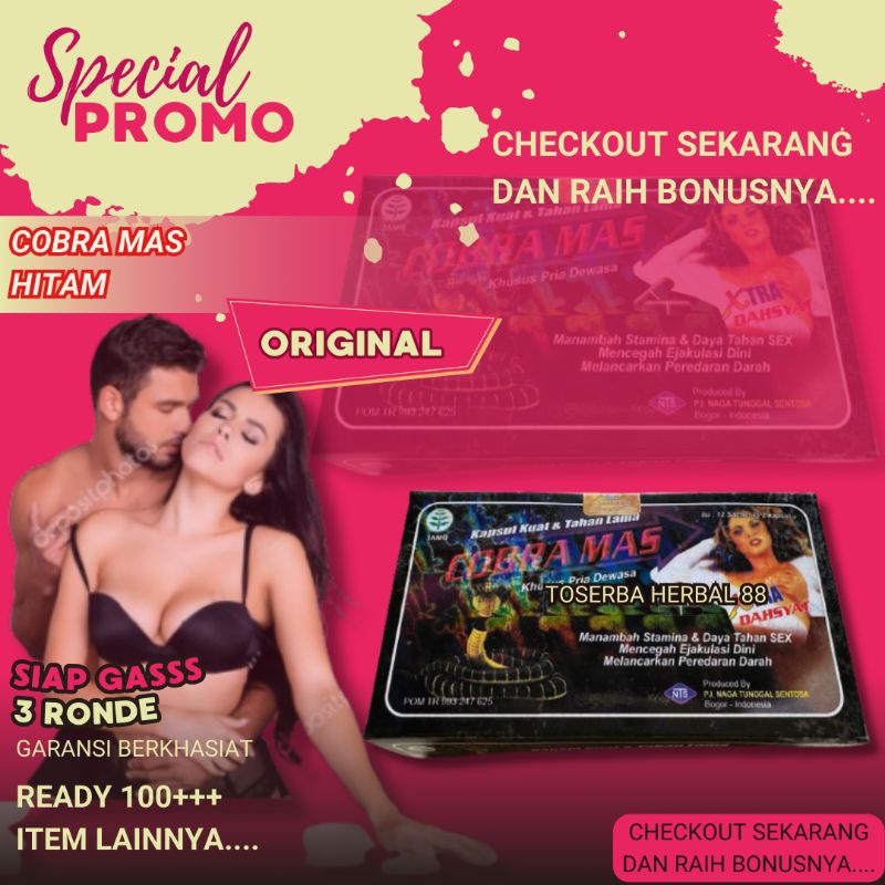 Cobra Mas Hitam Original
