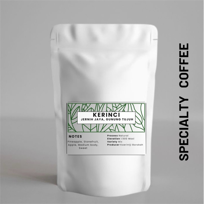 

Kopi Arabika Kerinci Gunung Tujuh Classic Natural Single Origin Specialty Coffee Arabica Beans