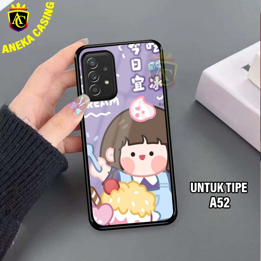 Case SAMSUNG A52- Hardcase Glossy casing Hp SAMSUNG A50/A52 Terbaru [Motif - RORO] - Aneka Case Meng