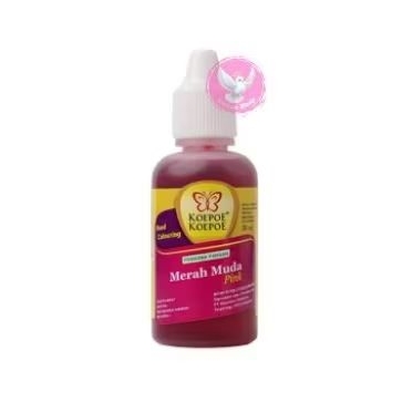

[2 PCS] Pewarna Merah Muda/Pink 30ml Koepoe Koepoe