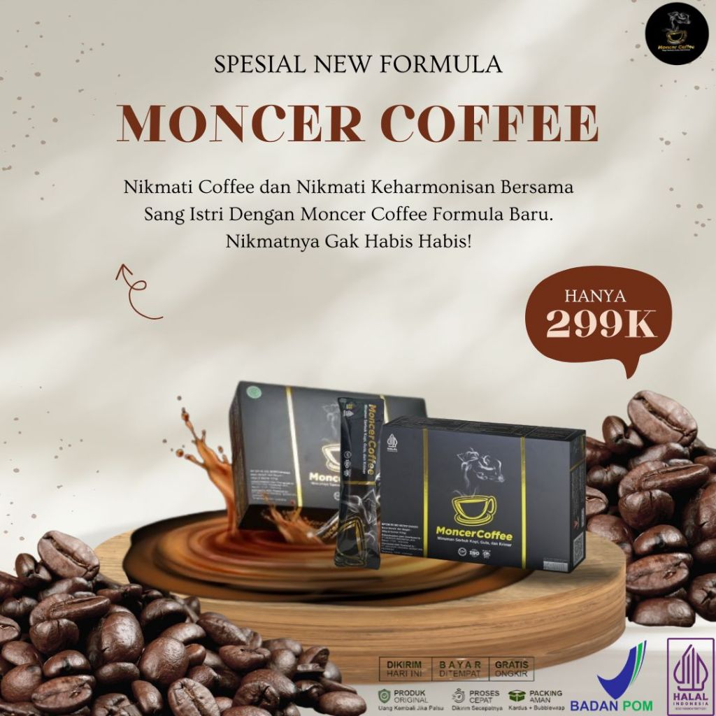 

NF Monceer Coffee Original 1 Box Paket Hemat Isi 8 Kemasan Sachet