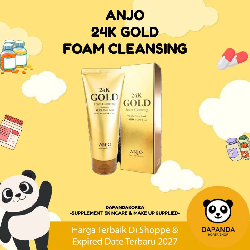 ANJO 24K GOLD FOAM CLEANSING 100ML