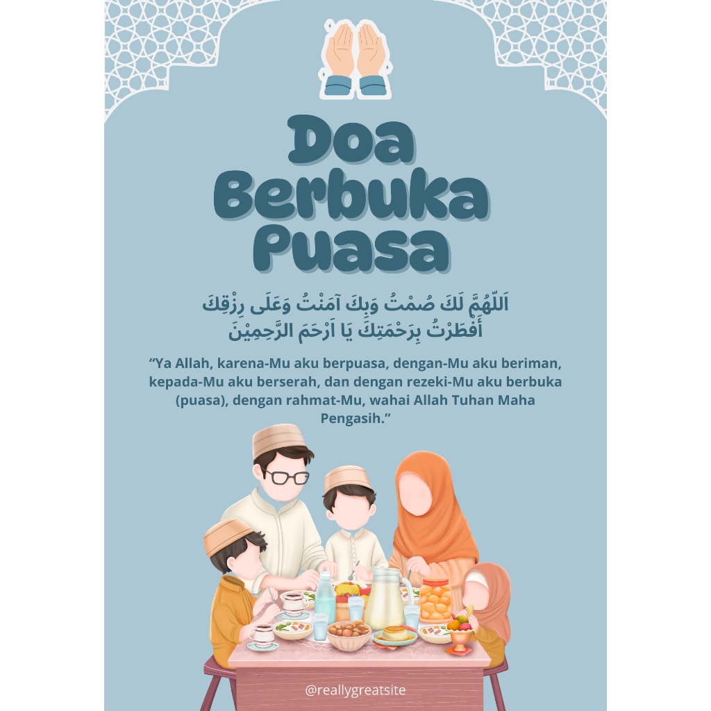 

Stiker Berbuka puasa satu set 15x15cm