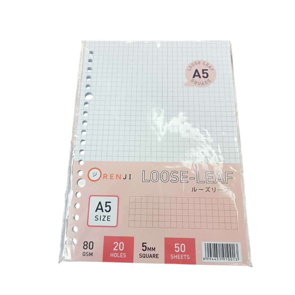 

Gramedia Batam - Orenji Loose Leaf A5 Square/Kotak
