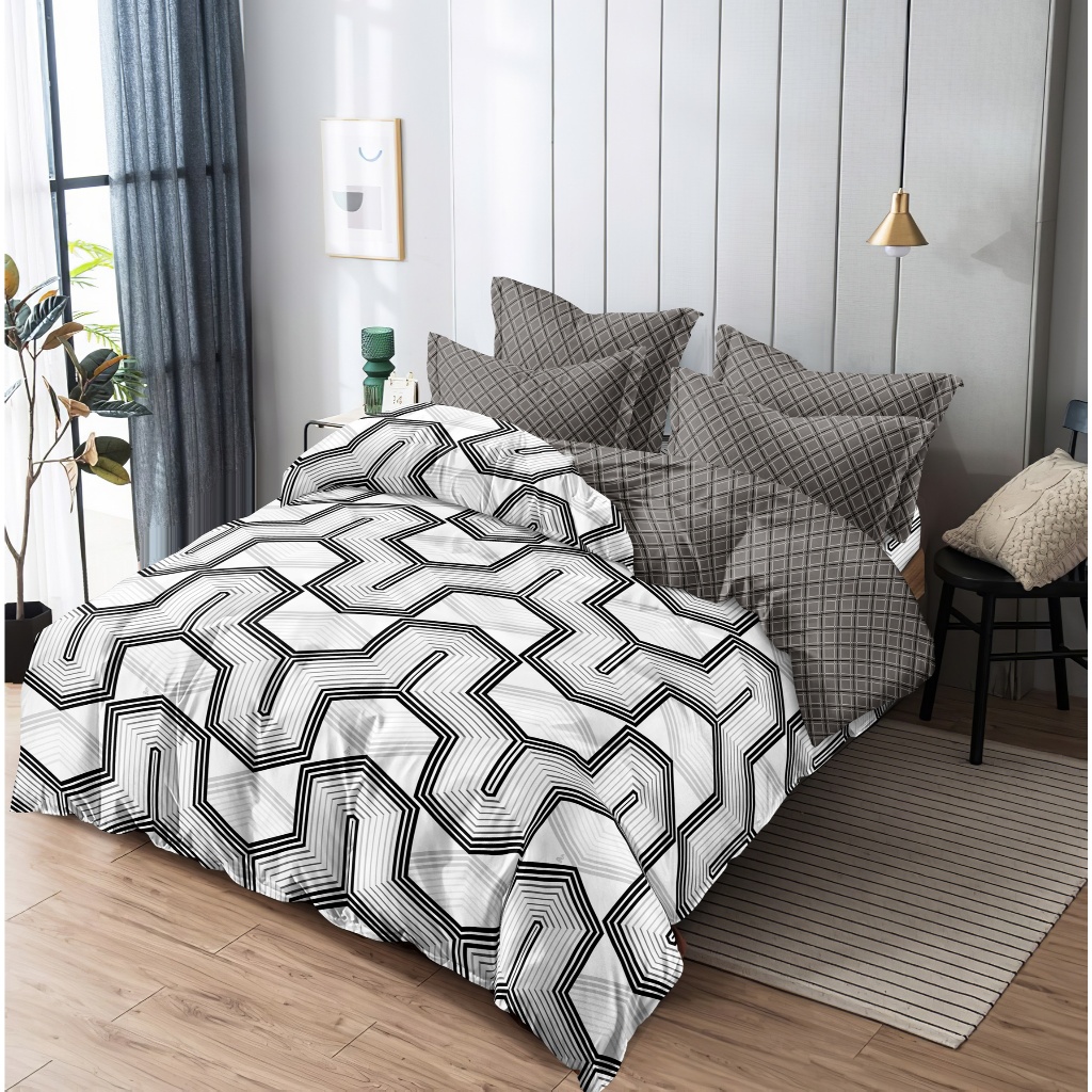 Vallery Quincy - Bed Cover Set King 180x200 Tinggi 30 - Luxton