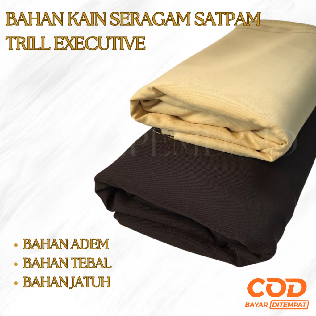 Bahan kain seragam satpam gaia warna khusus seragam satpam terbaru Sni pdl pdh safari