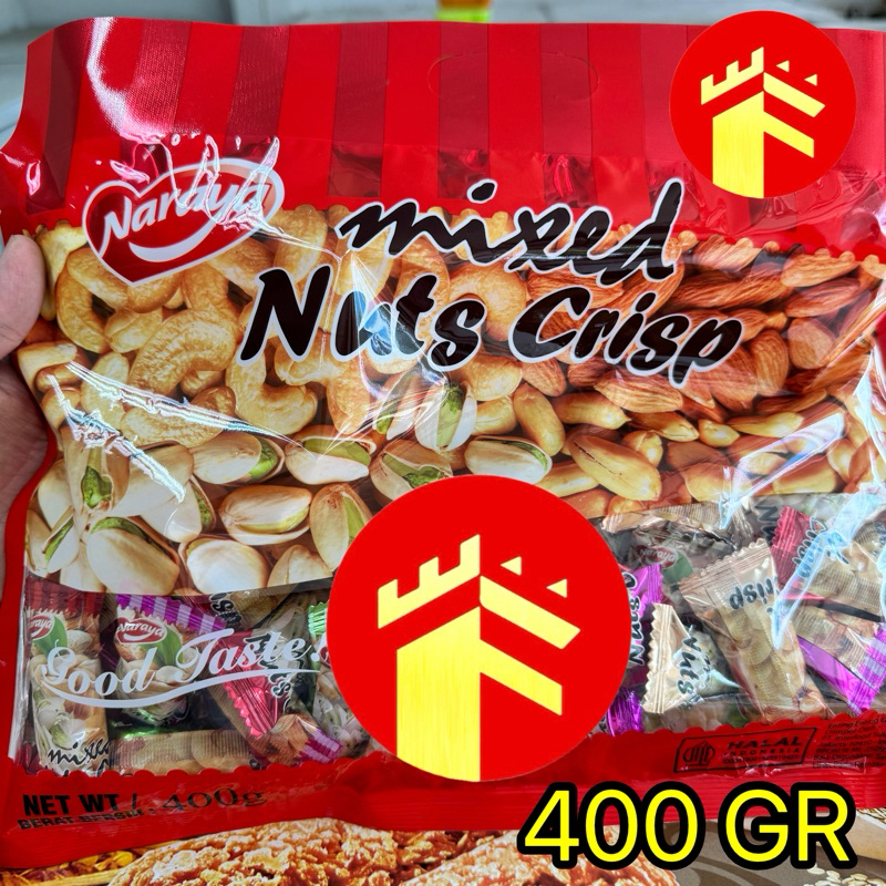 

NARAYA MIXED NUTS CRISP 400 GR PERMEN KACANG NARAYA