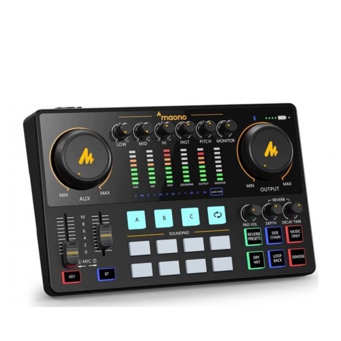 MAONOCASTER AME2 Mixer Audio Interface Broadcast Podcast Streaming