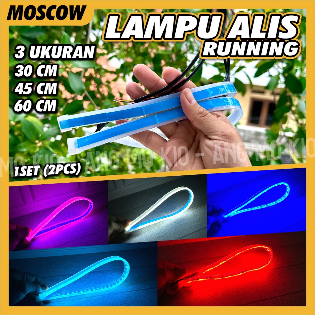 LAMPU ALIS RUNNING PANJANG 30CM LAMPU LED ALIS TEMPEL FLEXIBLE SEIN ALIS FLEKSIBEL SLIM LAMPU ALIS L