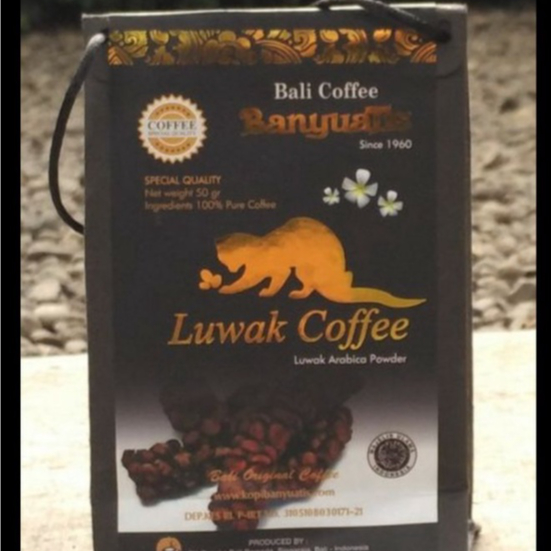 

Kopi Luwak Banyuatis Khas Bali Kemasan 50gr