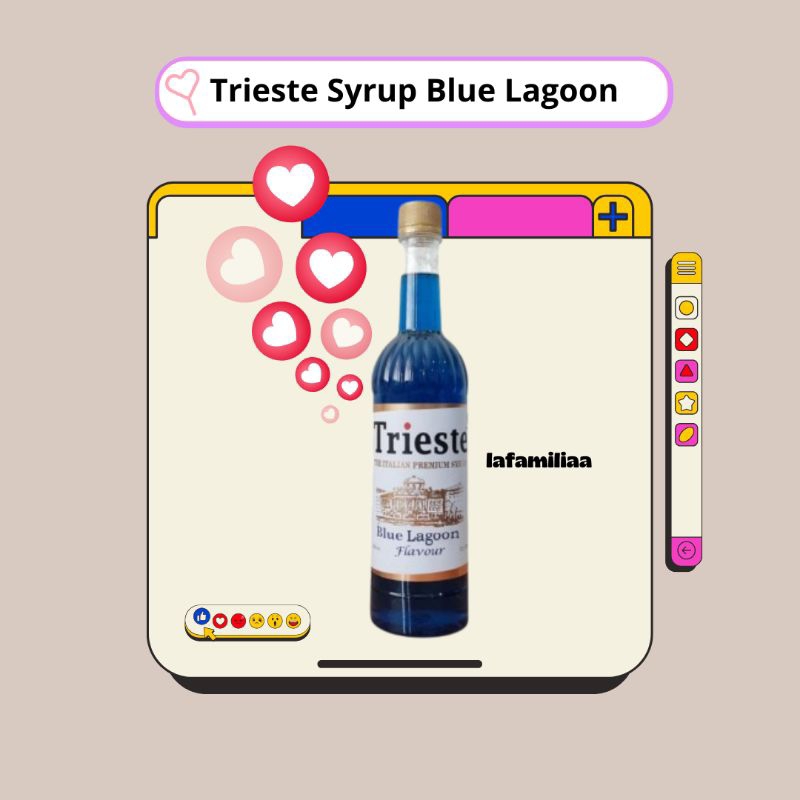 

Trieste Blue Lagoon 650ml