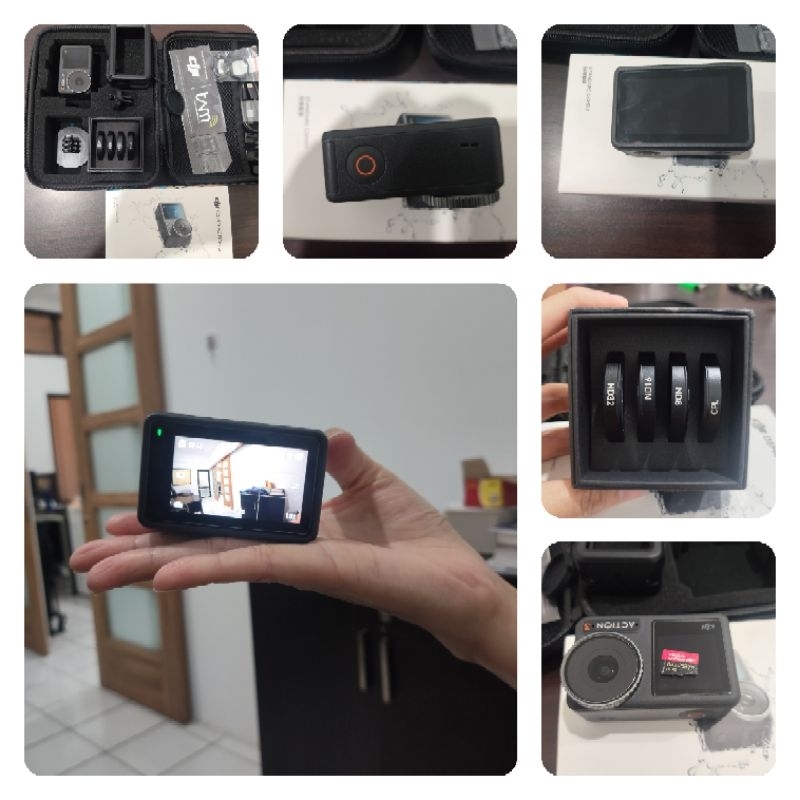 DJI Osmo action 3 second + filter CPL ND + Extreme pro 64
