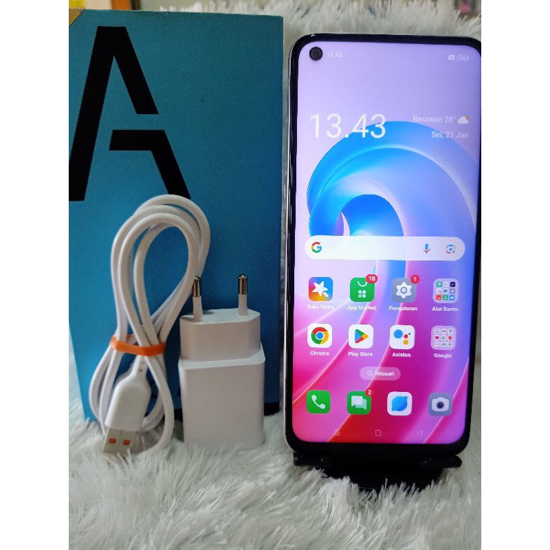 JUAL HP SECOND OPPO A96 RAM 8+4/256 KOTAK