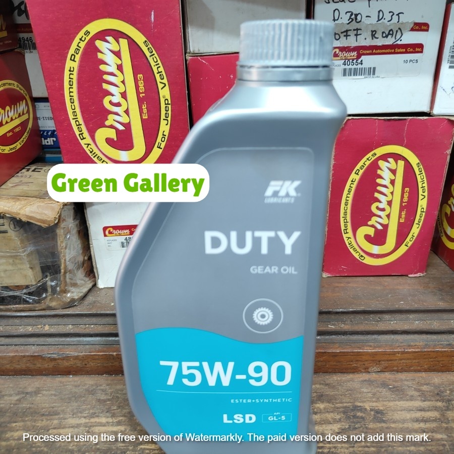 oli / oil gardan belakang Cherokee LSD