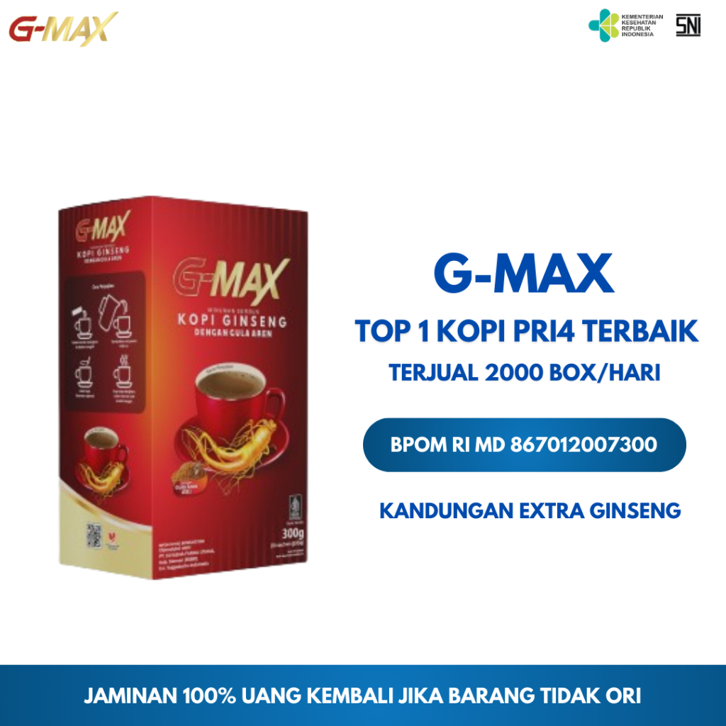 

SEGELAS G max Kopi Stamina Pria Menambah Lebih Lama Sekali BPOM Original Coffe G-max Terbaik