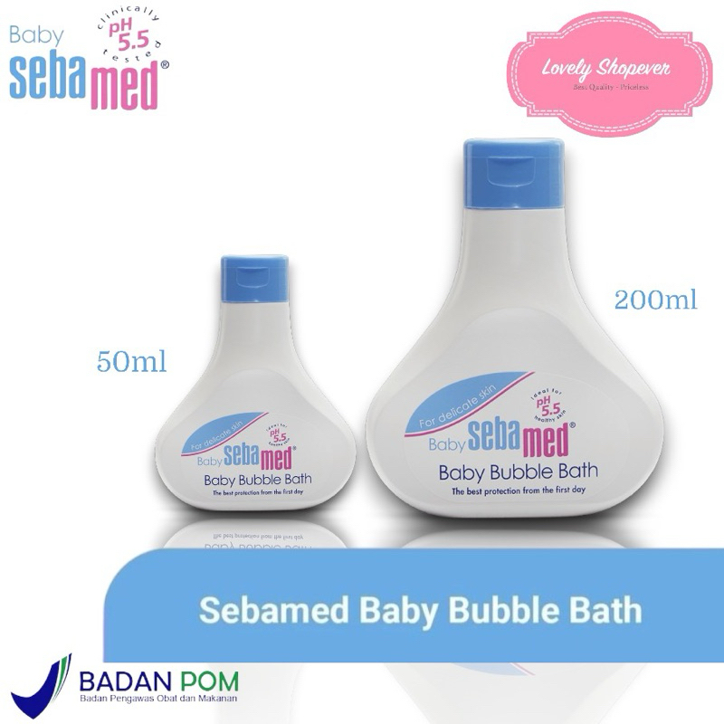 [PROMO] SEBAMED BABY BUBBLE BATH 200 ML 200ML 50 ML 50ML