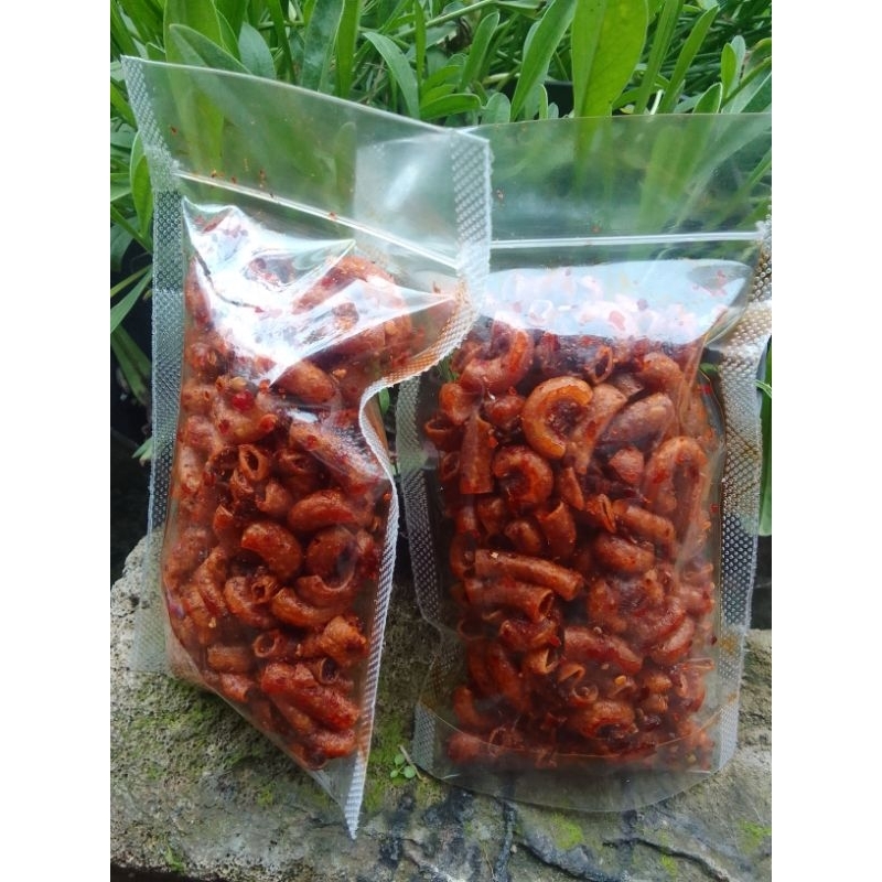 

Camilan makaroni cikruh manis pedas