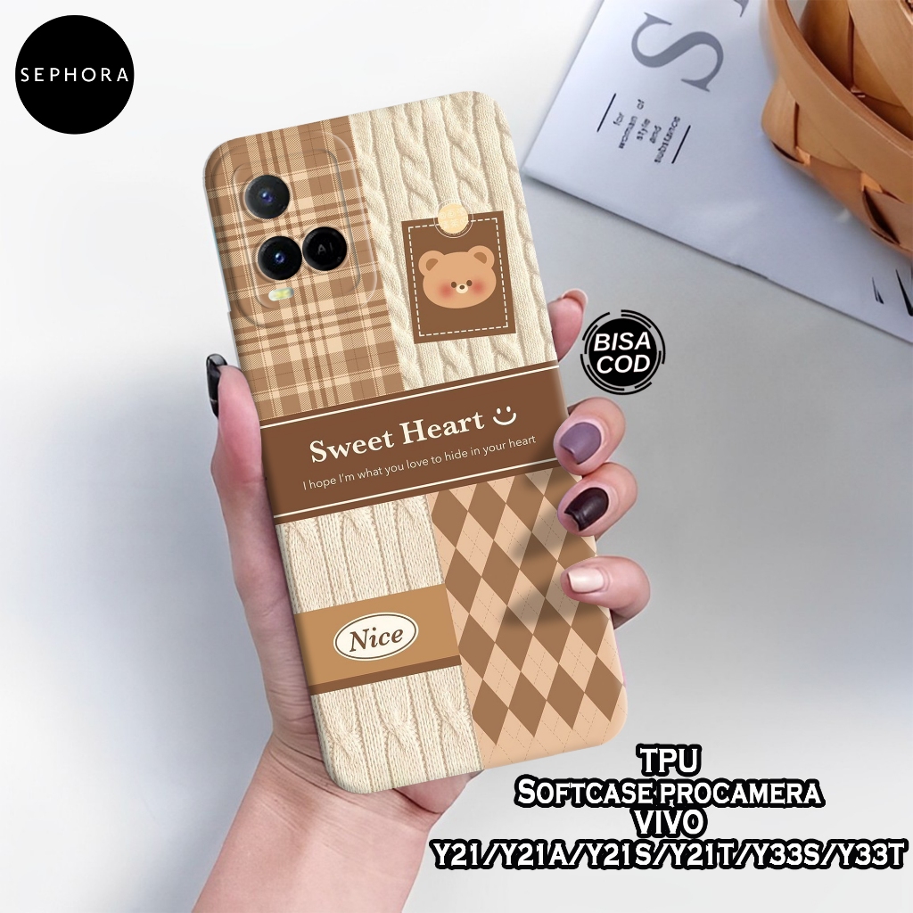 Case VIVO Y21/Y21A/Y21S/Y21T/Y33S/Y33T - Fashion Case Lucu - Softcase VIVO Y21/Y21A/Y21S/Y21T/Y33S/Y