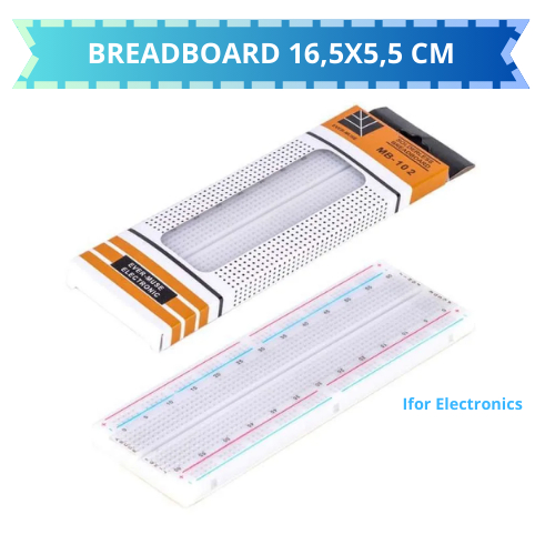 Breadboard MB-102 MB102 830 Point Solderless Bread PCB Project Board 830 lobang point
