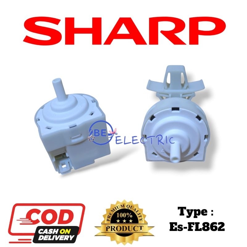 ES-FL862 WATER LEVEL MESIN CUCI SHARP FRONT LOADING PUTIH
