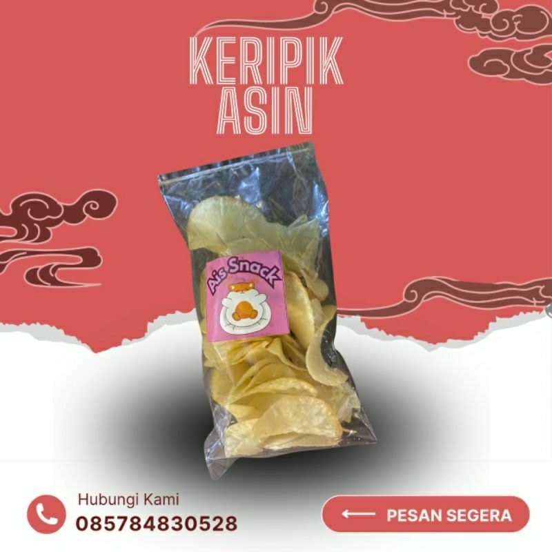 

KERIPIK SINGKONG (Keripik asin)