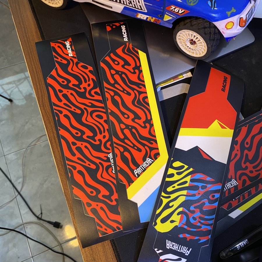 STICKER CHASSIS LC RACING PTG 2 PTG 2R