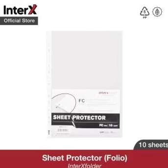 

SHEET PROTECTOR F4 INTERX ISI 10 PCS/FOLDER