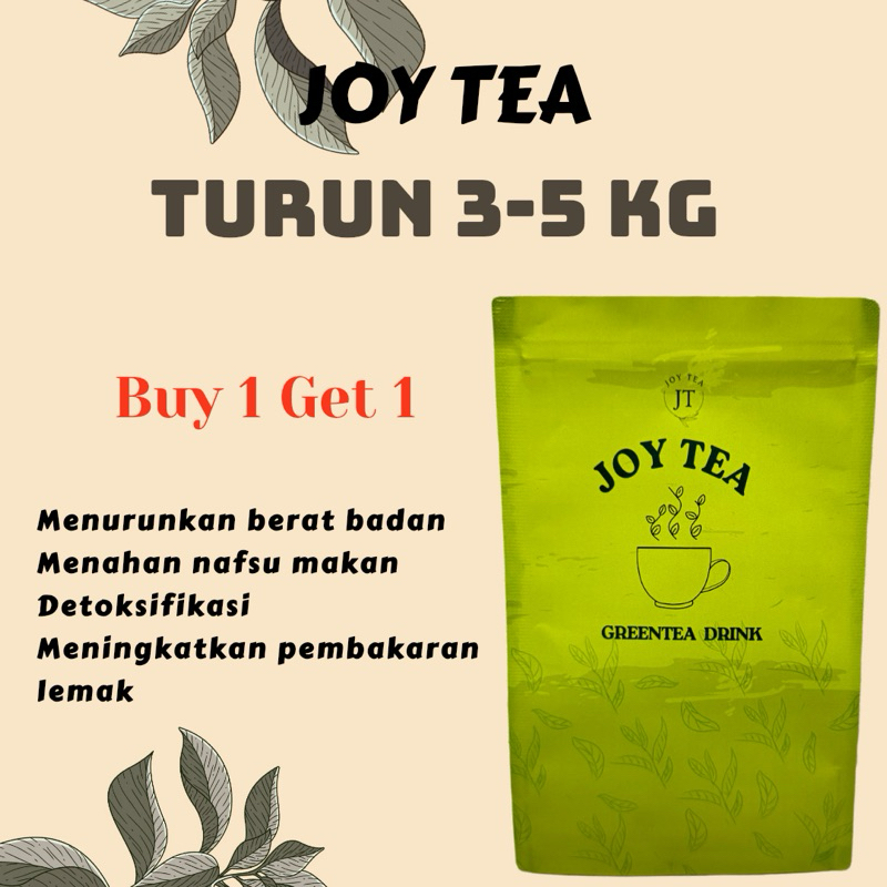 (BUY 1 GET 1)Joytehherbal.id | JOY TEA Tea Drink | Herbal Tea | Minuman Teh Hijau | Teh Herbal isi 3