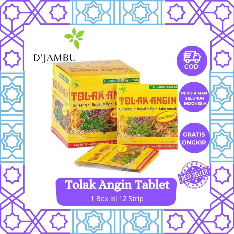 Tolak Angin Tablet 1 Box isi 12 Strip