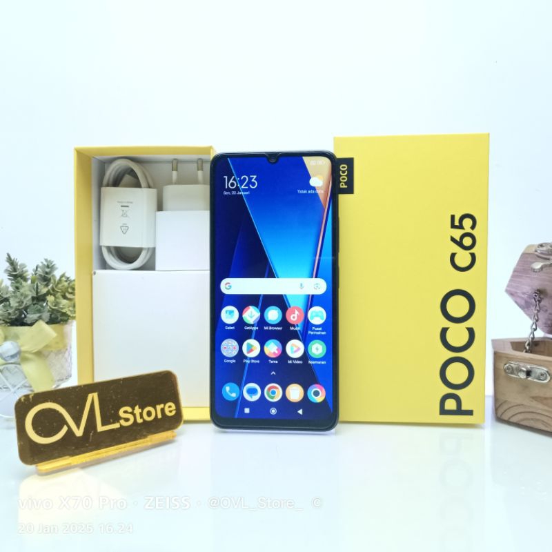 HP Second Murah Xiaomi Poco C65 RAM 6/128 GB Original