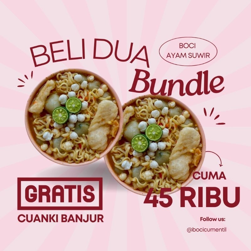 

Beli Dua Bundle Cuma 45 Ribu