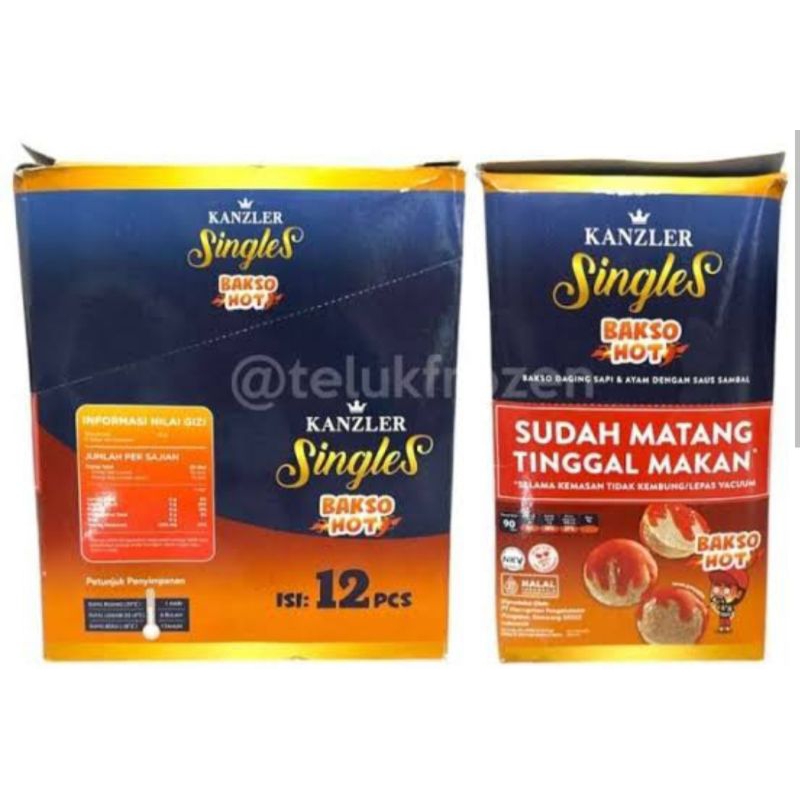 

BAKSO KANZLER PEDAS 1 box